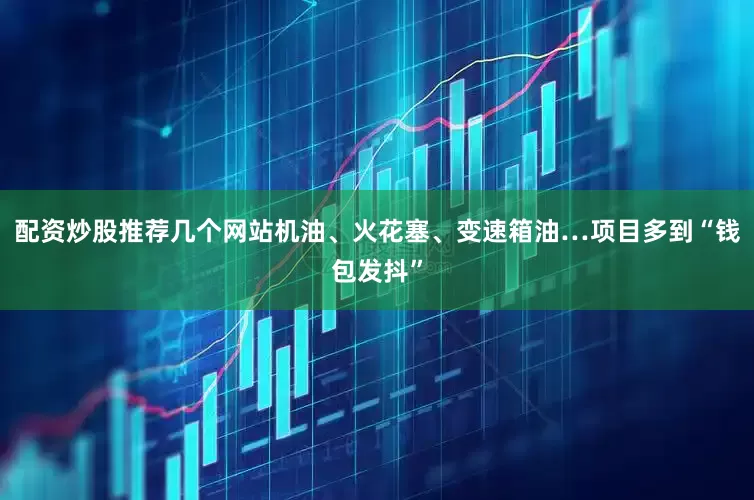 配资炒股推荐几个网站机油、火花塞、变速箱油…项目多到“钱包发抖”