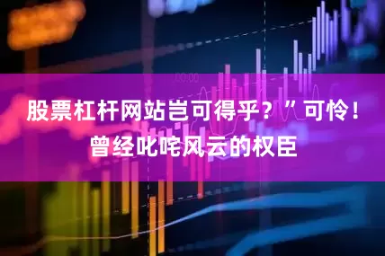 股票杠杆网站岂可得乎？”可怜！曾经叱咤风云的权臣